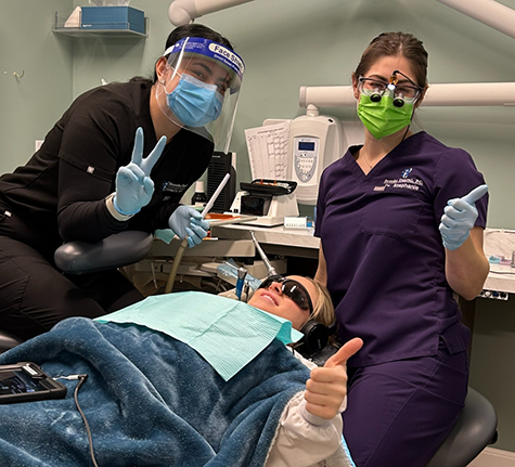 Two implant dentures