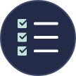 Icon of a checklist
